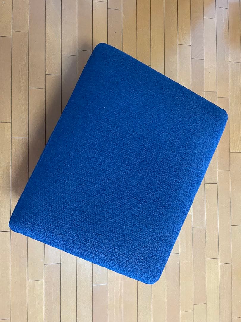 【美品】MARUICHI ネイビー　オットマン　ソファ　スツール