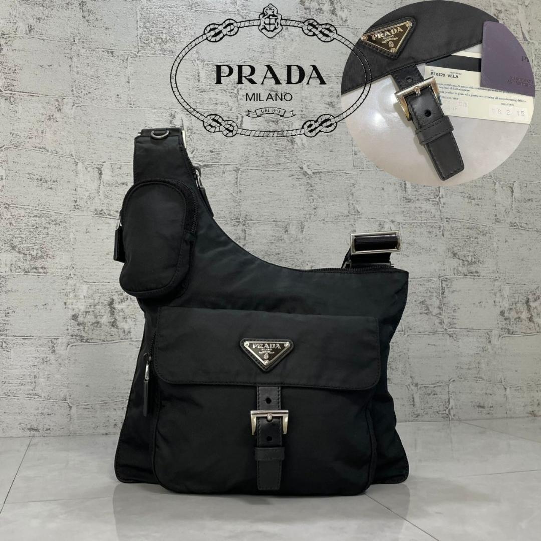 PRADA ショルダーバッグ プラダ クロスボディバッグ BT0520 ブラック