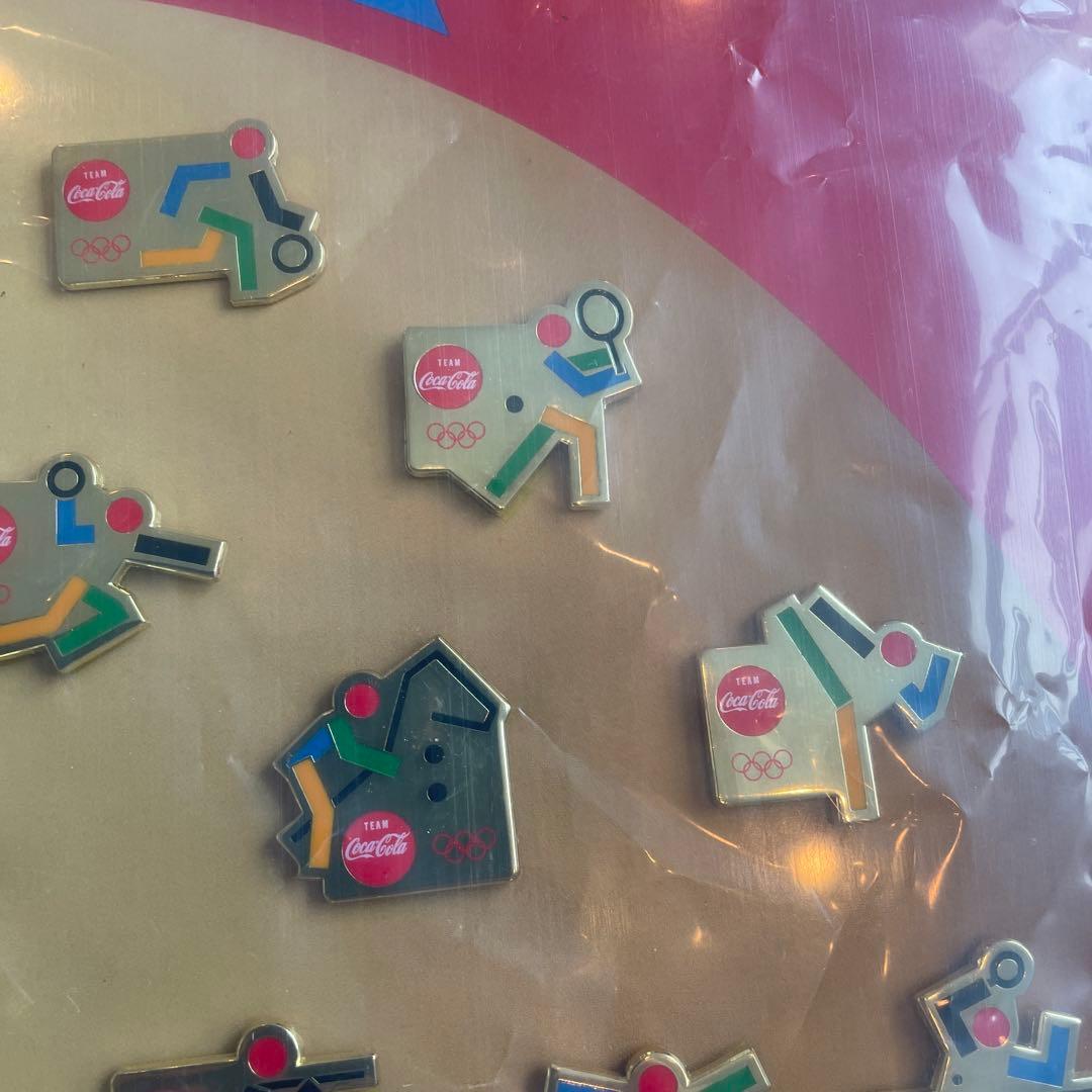 東京オリンピック　額装 ピンバッジ コレクション コカコーラ　オリンピック