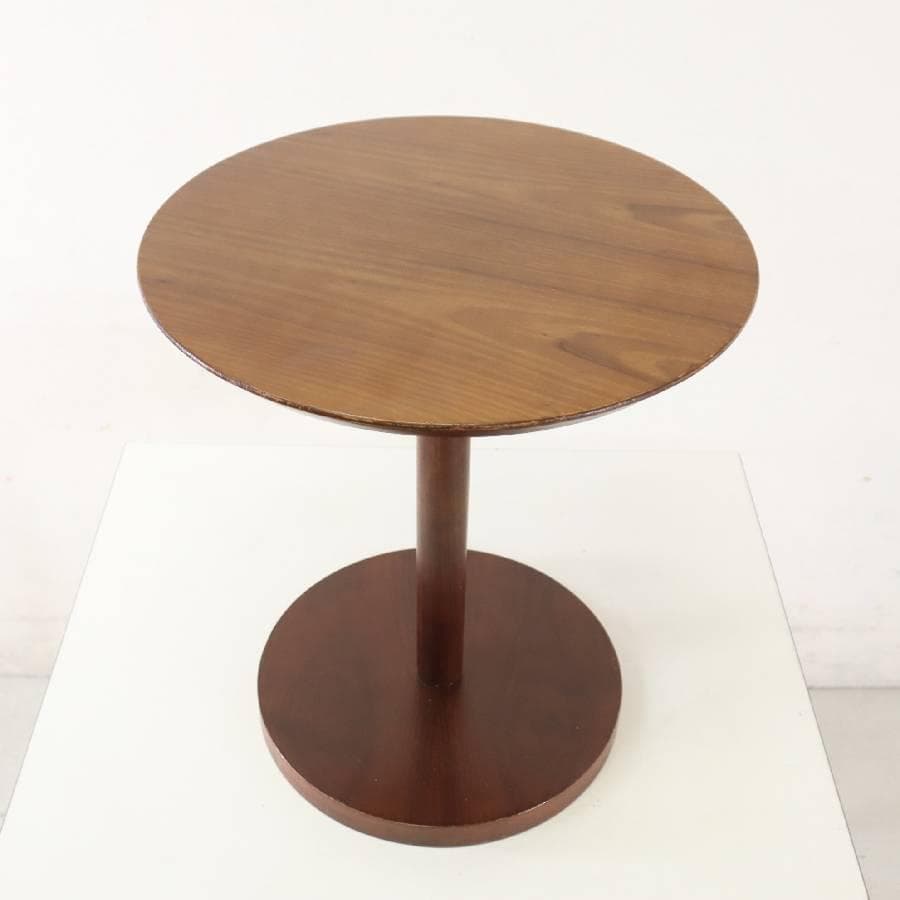 IDC大塚家具 リーベ サイドテーブル DM-GF014 ウォールナット材