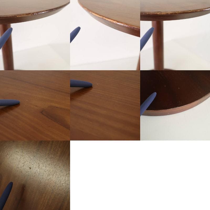 IDC大塚家具 リーベ サイドテーブル DM-GF014 ウォールナット材