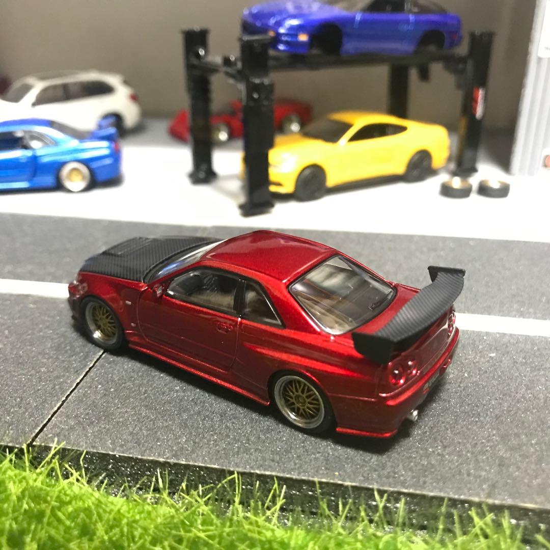 イグニッションモデル 1/64 スカイライン R34 GTR 限定レッド　未開封