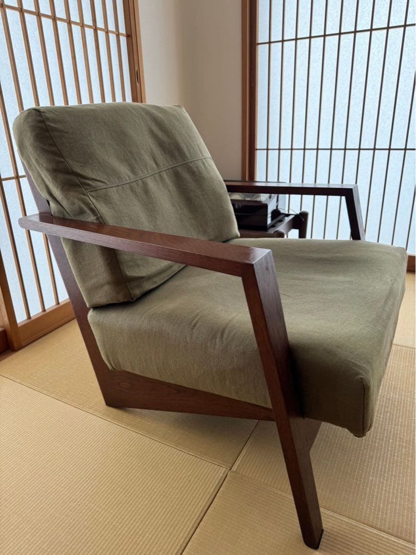 広松木工　1人がけソファ　オットマン　セリオ