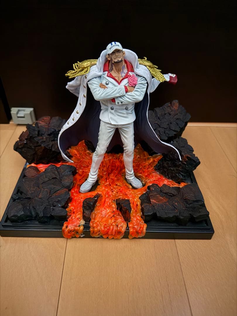 ワンピース 一番くじ 赤犬 絶対的正義 A賞 サカズキ　フィギュア　ジオラマ付き