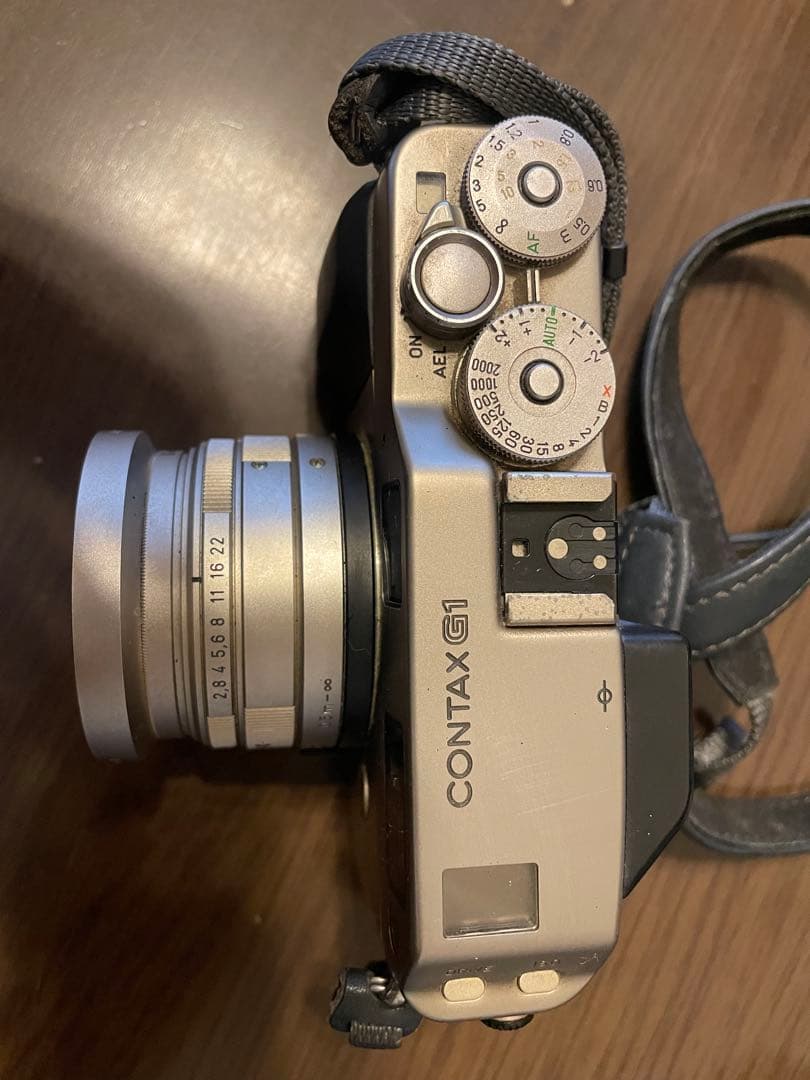 CONTAX G1 フィルムカメラ レンズ2本　ストロボ付き