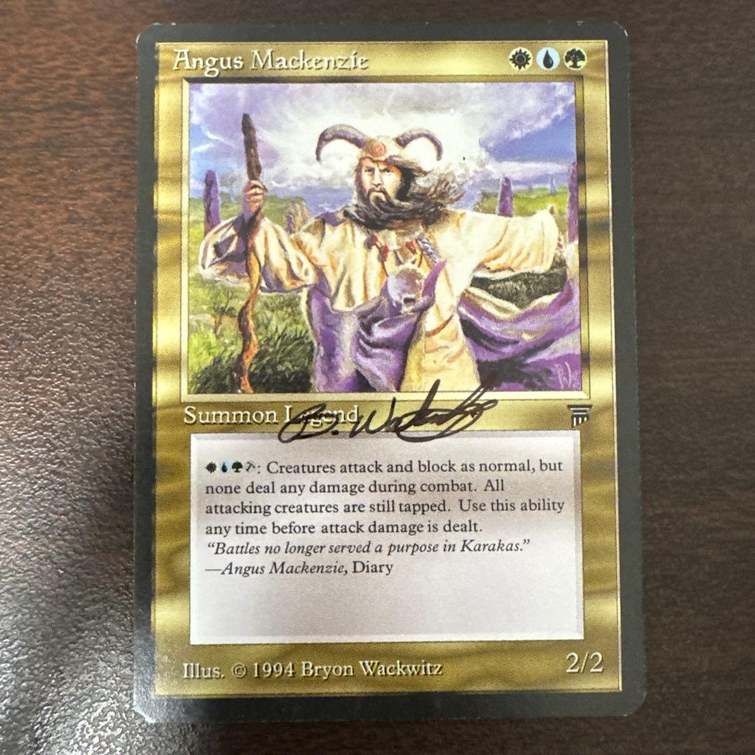 Angus Mackenzie Signed サインド 英語版 MTG