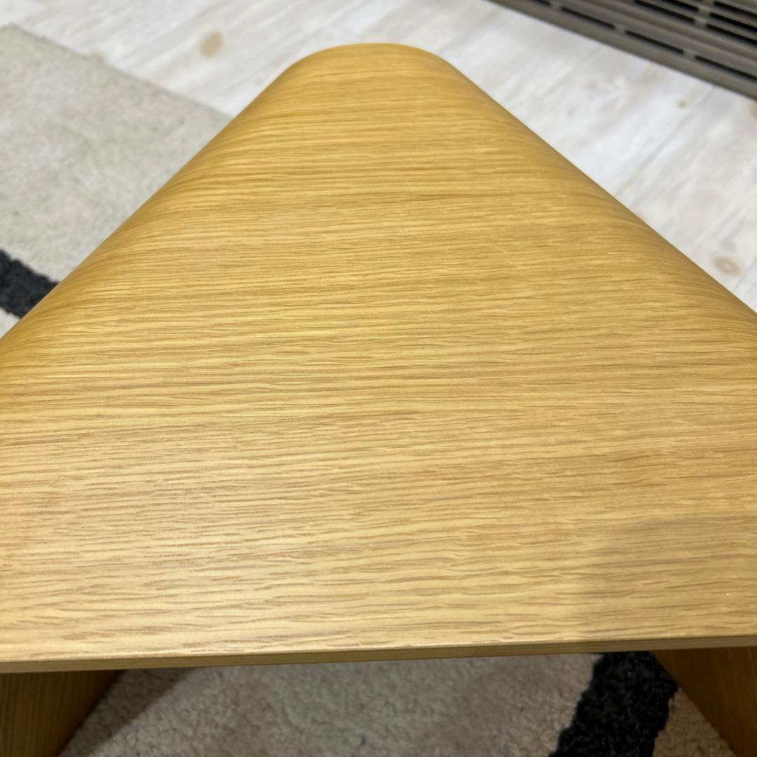 無印良品　重なるテーブルベンチ　大小　オーク材