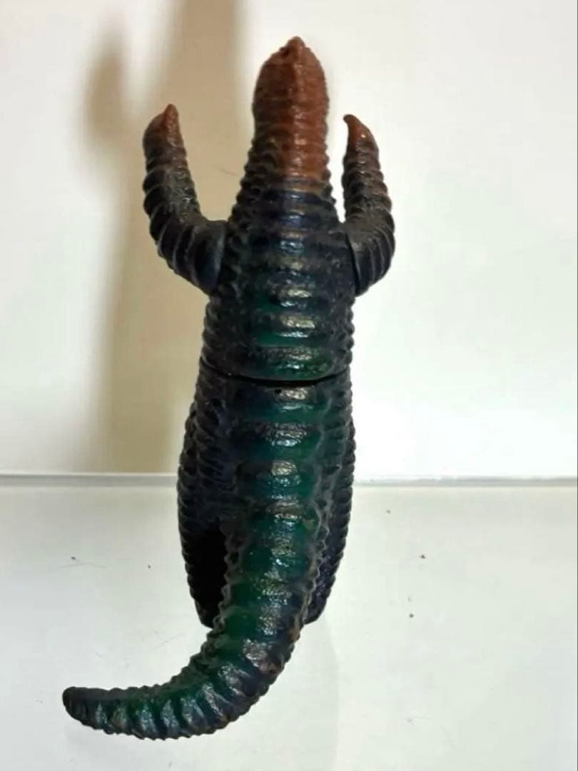 【昭和当時物】■どくろ怪獣 レッドキング ミニソフビ /ポピー キングザウルス