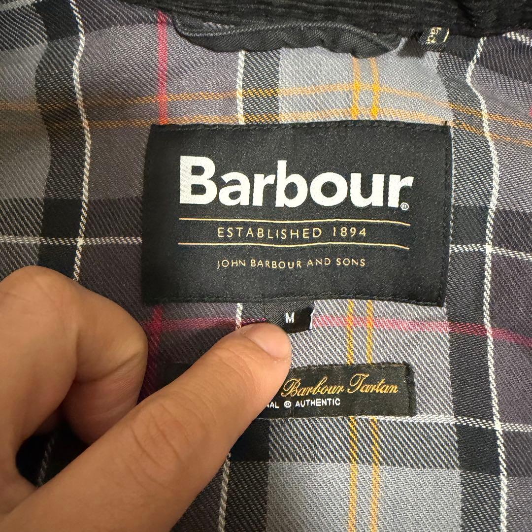 25年製極美品　バブアー　スペイ　ウォッシュド加工　ハンティングジャケット　黒