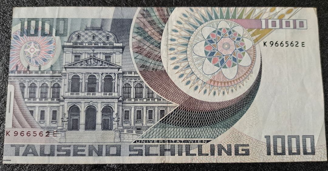 旧紙幣　オーストリアシリング旧紙幣 計2440シリング[値下げ8000円]
