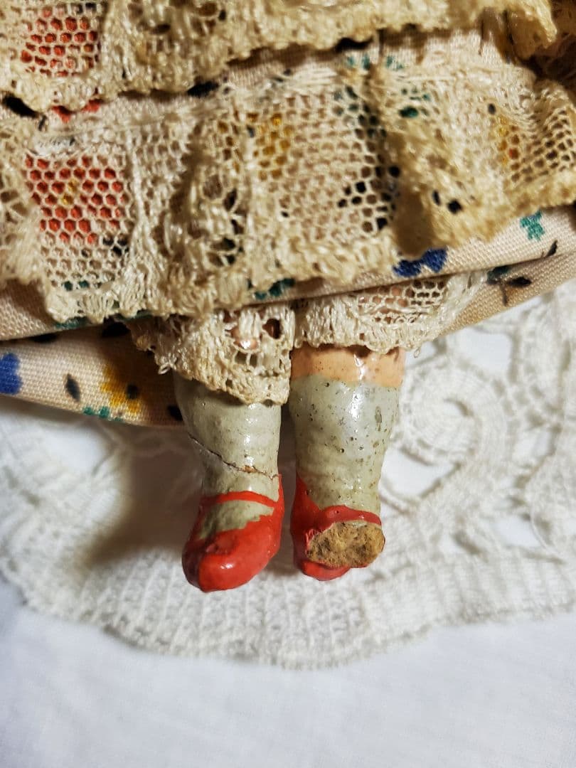 アンティークドール　ミニョネット　人形