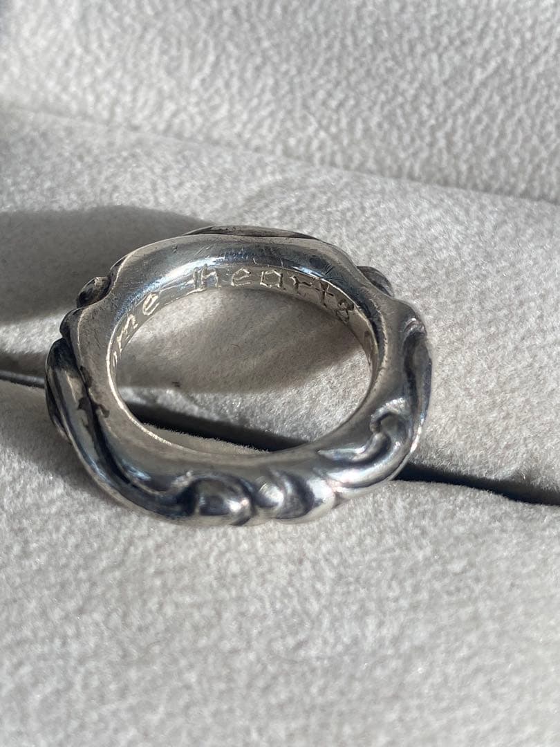 CHROME HEARTS クロムハーツ　スクロールバンドリング　US5.5