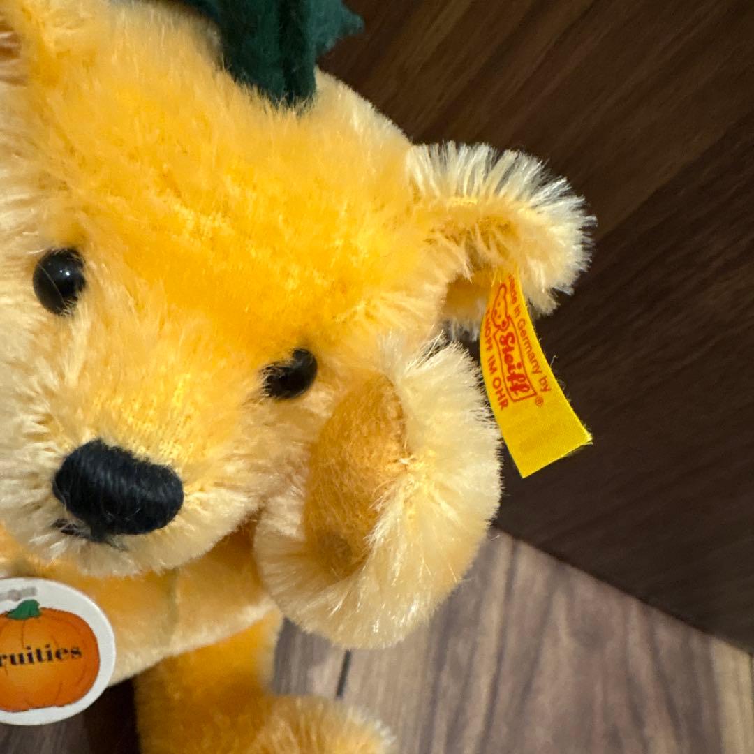 りす シュタイフテディベア パンプキン ストロベリー 青リンゴ☆美品☆