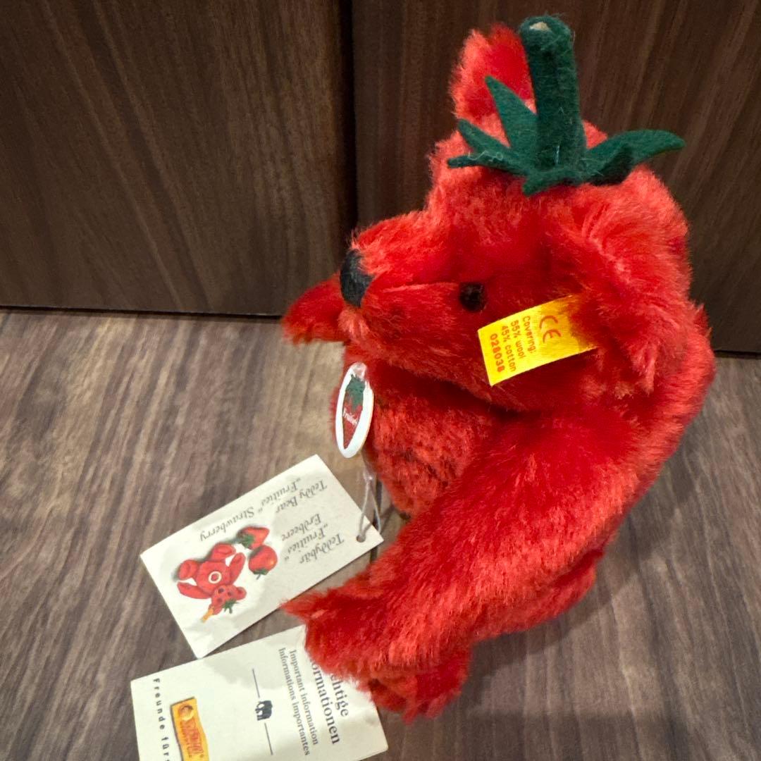 りす シュタイフテディベア パンプキン ストロベリー 青リンゴ☆美品☆