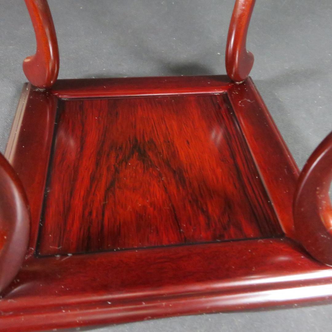 花台 ミニ高台 紫檀 美品 一部分解可能 木製 高級品