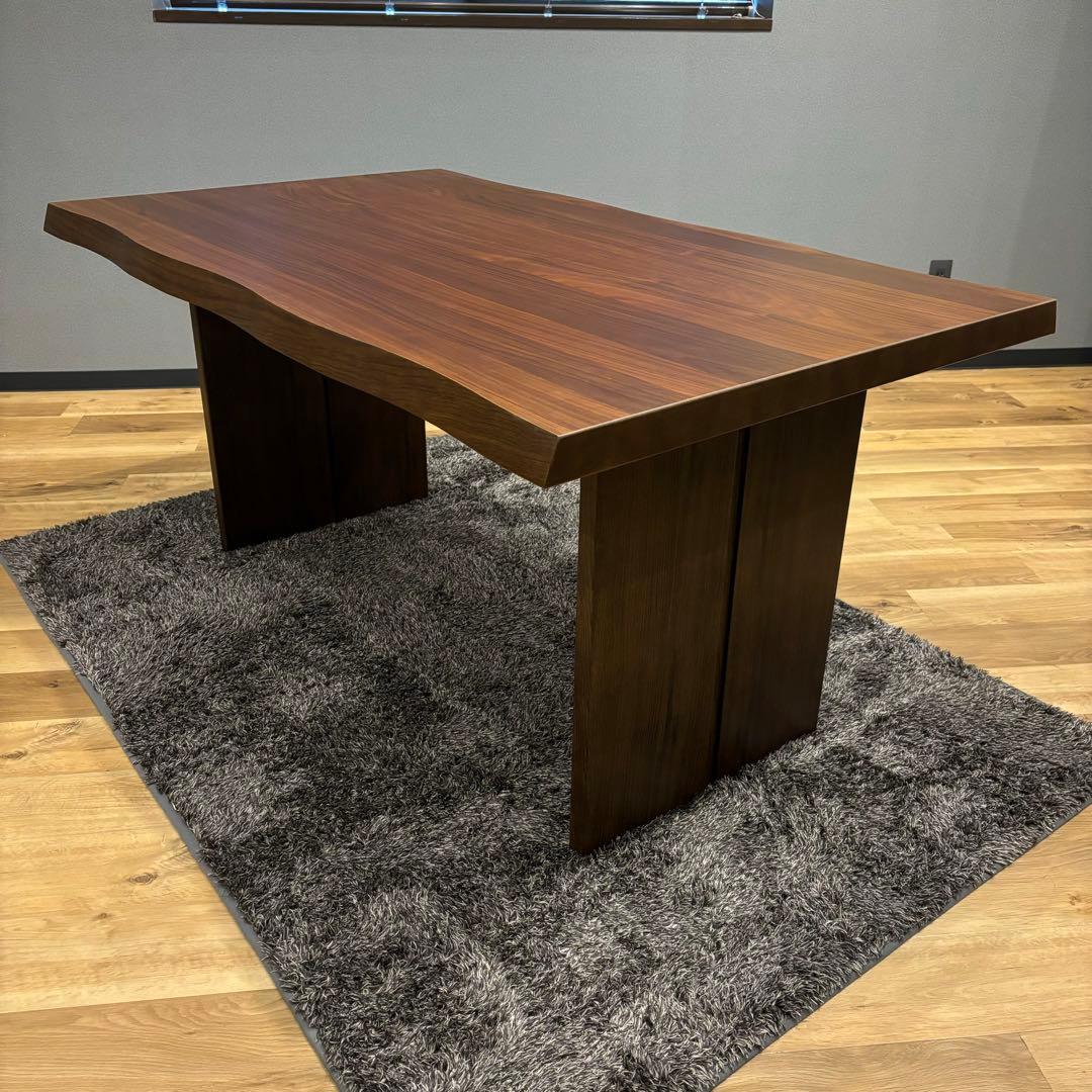 ダイニング5点セット　テーブル　チェア　ブラウン　ウォールナット　モダン