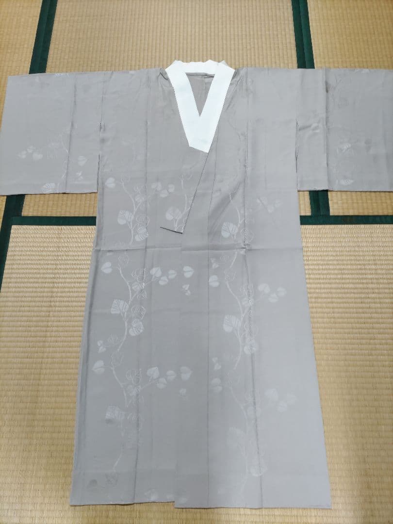 イルセ　茶系　新品未使用品　銀花仙　正絹訪問着長襦袢セット