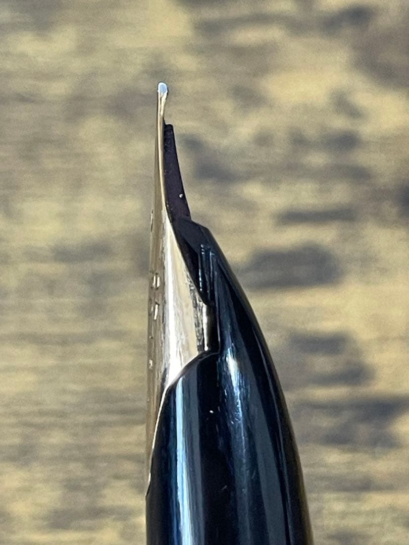 1974年製　初代カスタム　高級天然　イタヤカエデ 大型18金 万年筆