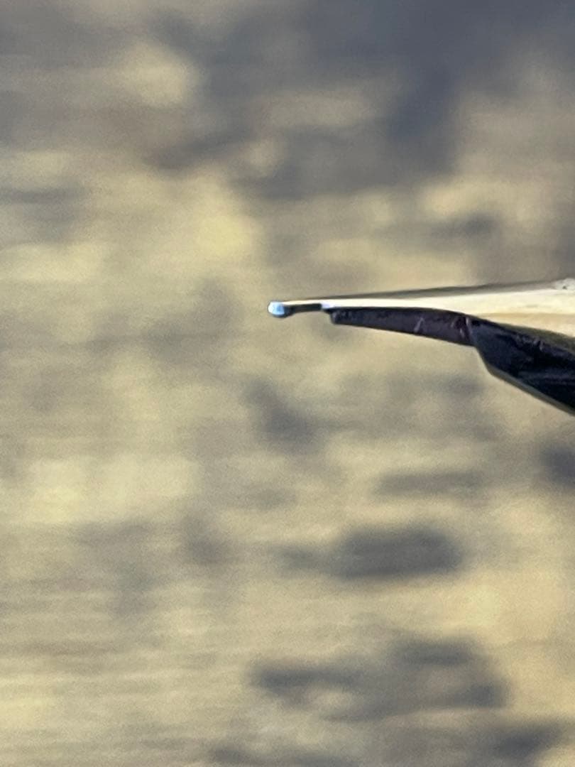 1974年製　初代カスタム　高級天然　イタヤカエデ 大型18金 万年筆