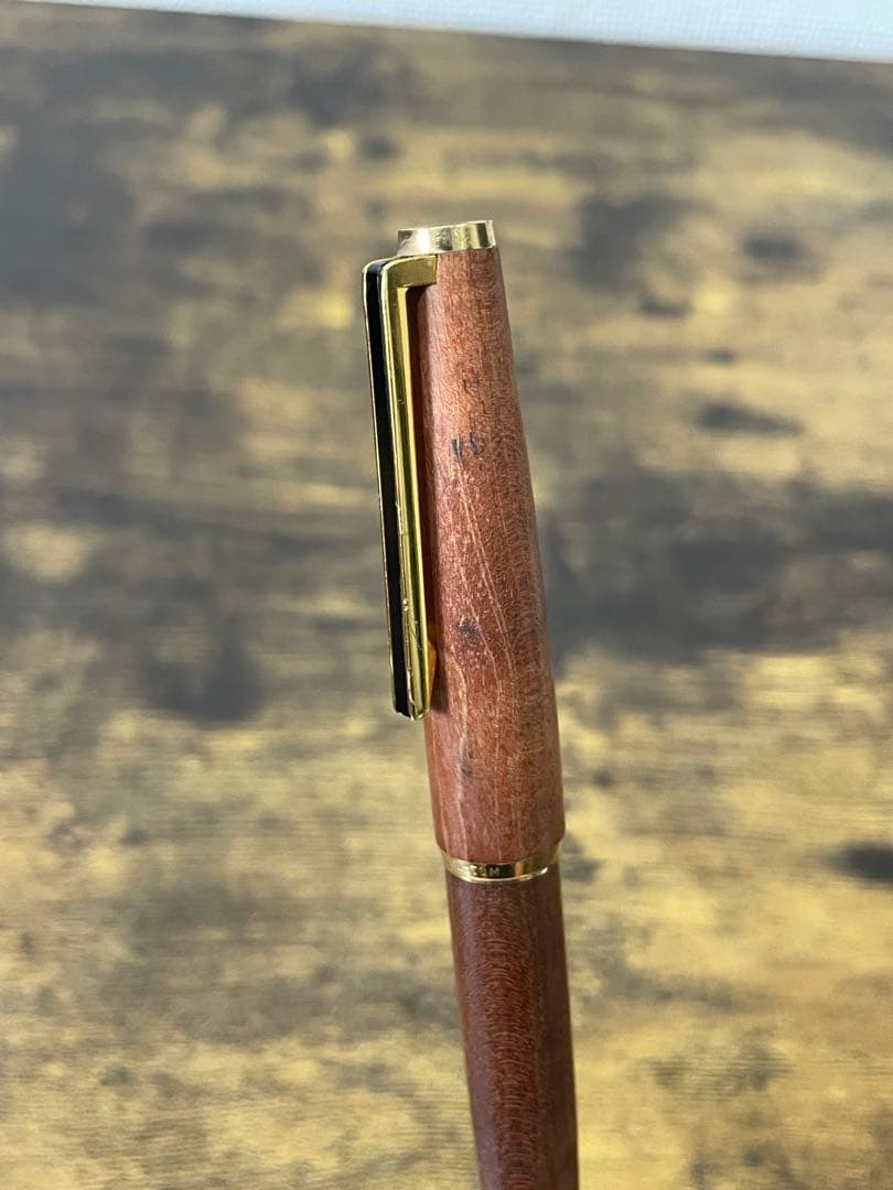 1974年製　初代カスタム　高級天然　イタヤカエデ 大型18金 万年筆
