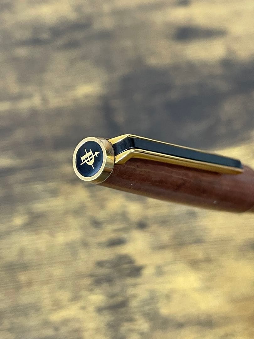 1974年製　初代カスタム　高級天然　イタヤカエデ 大型18金 万年筆