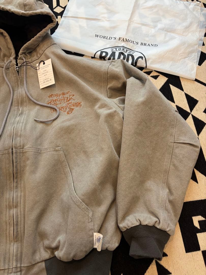 HENRY HAZE フード付きジャケット L グレー