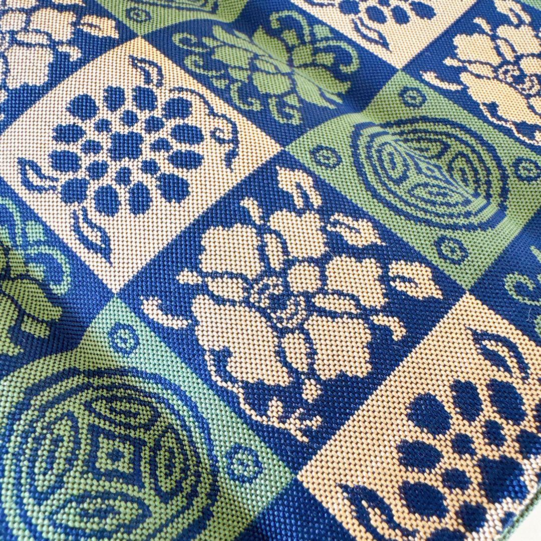 【未使用美品】遠州緞子出帛秒（紺）