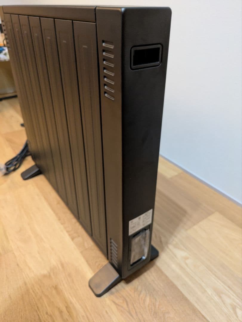 ブラックオイルヒーター スリムデザイン