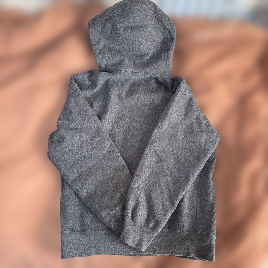 Supreme Box logo hooded チャコールグレー　パーカー