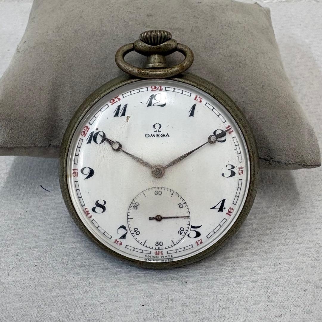 【動作未確認】オメガ　懐中時計　スモールセコンド　ヴィンテージ　手巻き