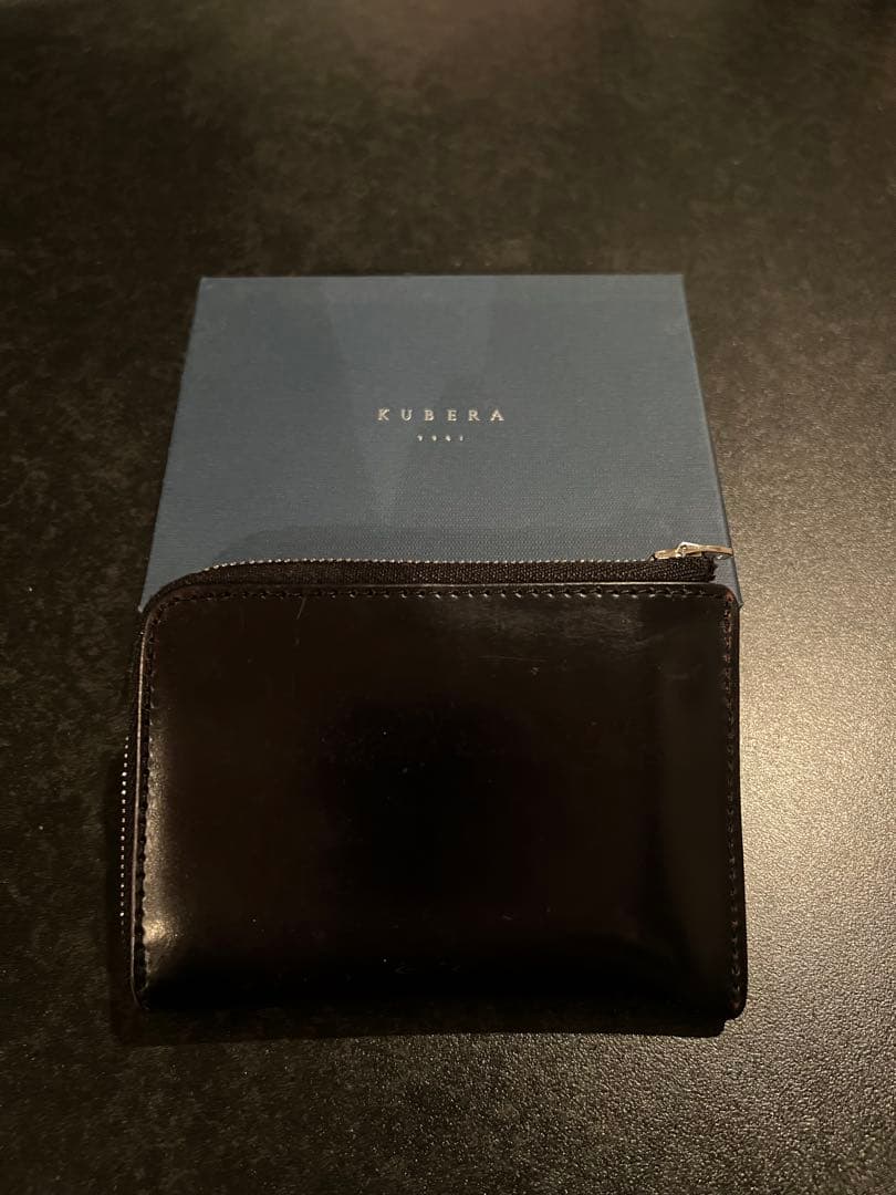KUBERA L字ファスナー　スマートウォレット　コードバン