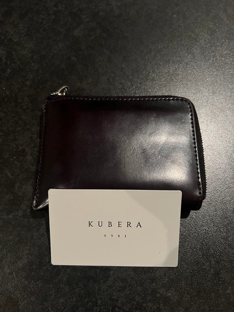 KUBERA L字ファスナー　スマートウォレット　コードバン