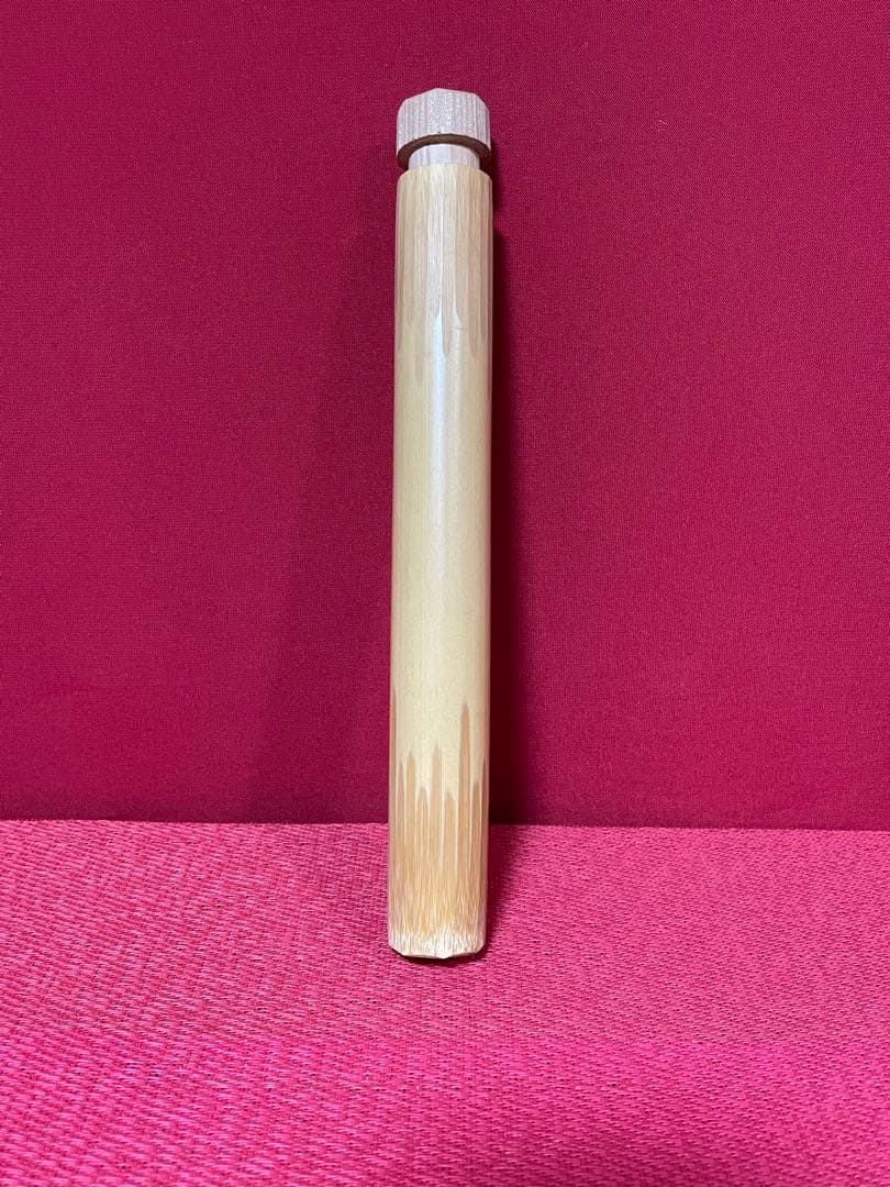 裏千家十六代 坐忘斎 自作茶杓 銘:玉井 共筒共箱 黒田正玄下削 無傷