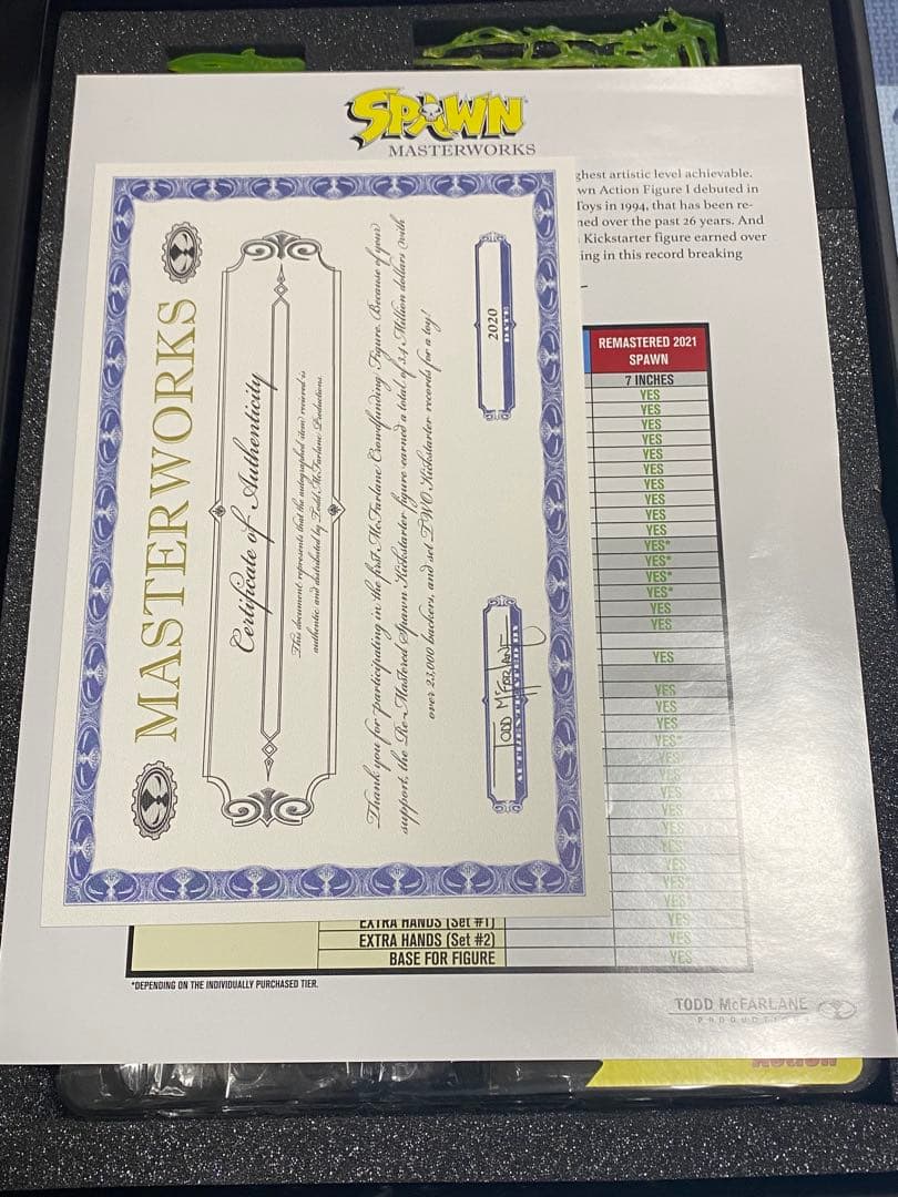 マクファーレントイズ スポーン キックスターター