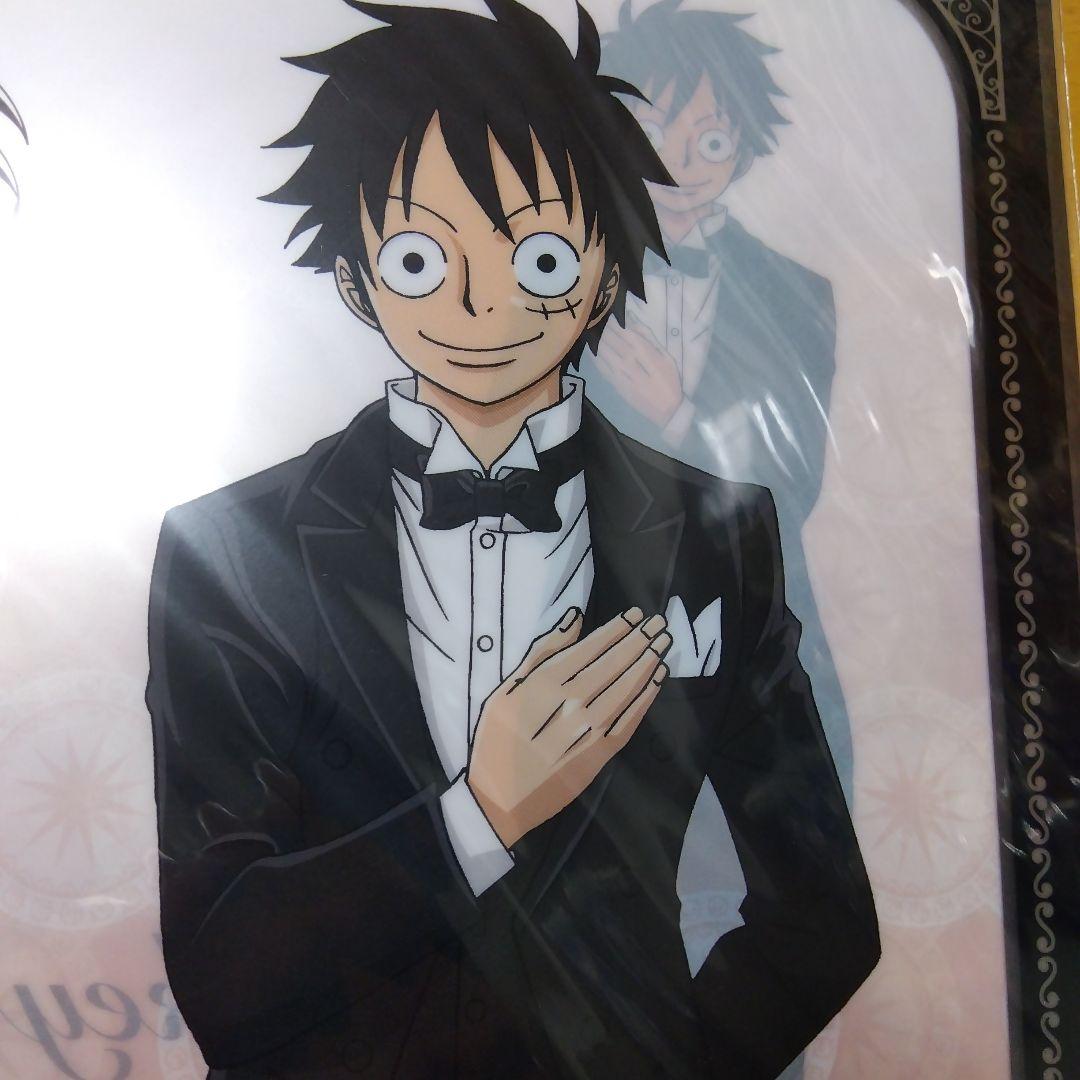 5357 ワンピース ルフィ タキシード　Ａ−４クリアファイル