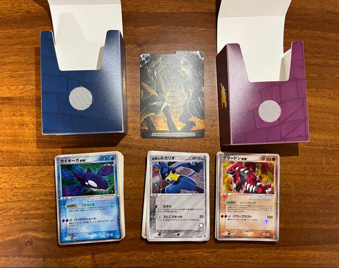 ポケモンカードゲームDP カードファイル 40枚カード付属、デッキセット