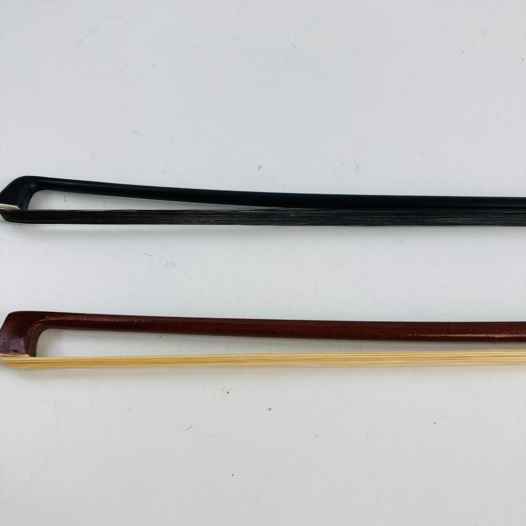 美品 ハルシュタット V-12 4/4 バイオリン 弓2本付き セミハードケース