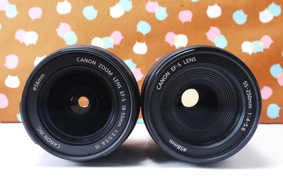 ✨Wi-Fi搭載✨手振れ補正✨Canon kiss X9i ダブルレンズセット