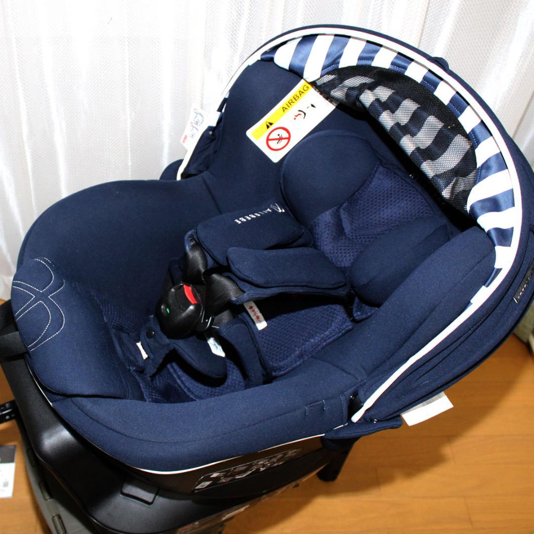 美品 AILEBEBE エールベベ360度回転クルット５Oui ISOFIX