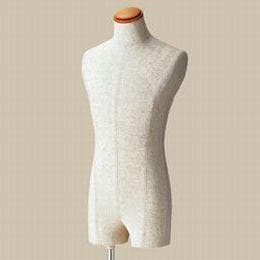 新品■MEN'Sボディートルソー紳士Ｍズボン着用可木調■メンズマネキン人形業務用