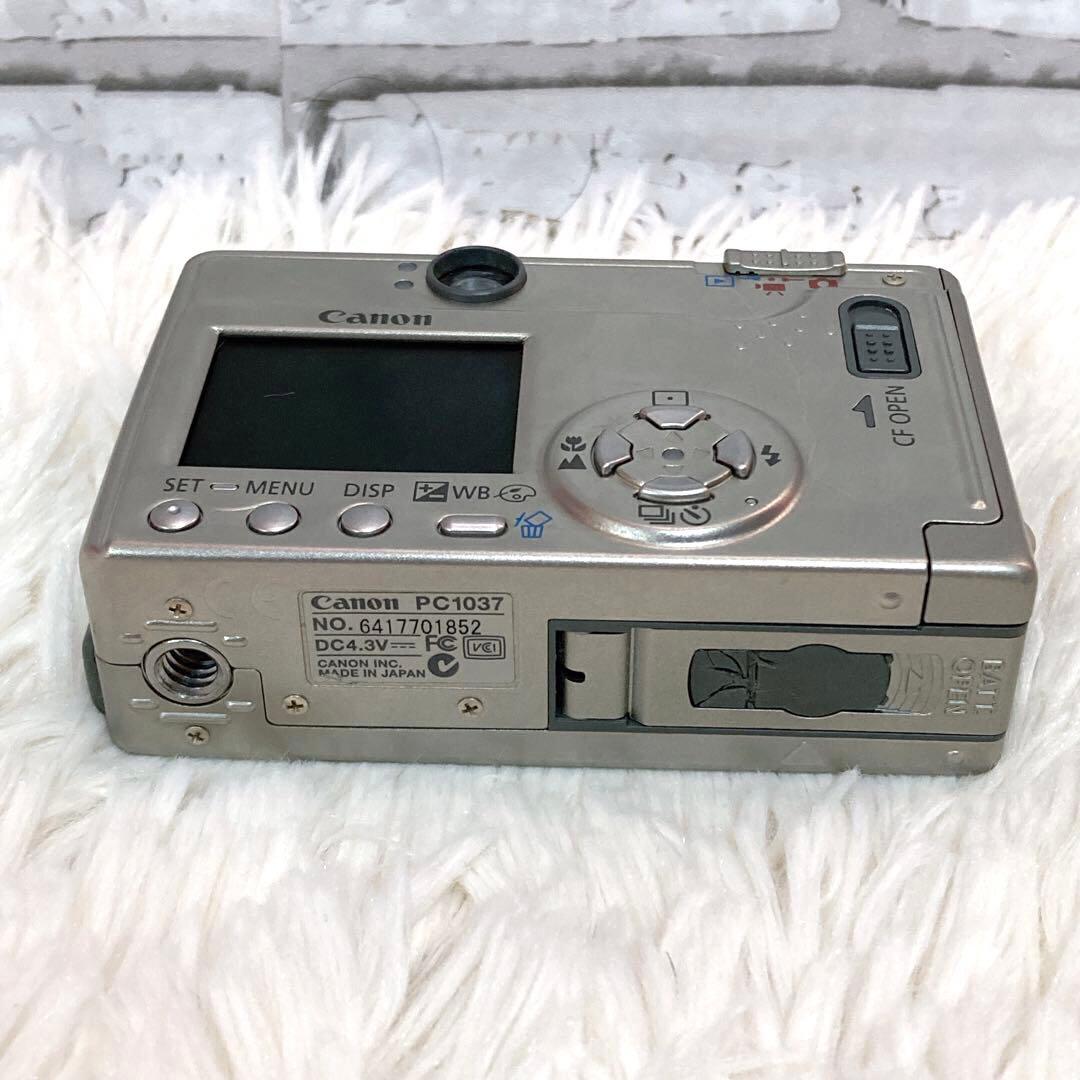 【動作品】 Canon IXY DIGITAL 320 デジカメ シルバー
