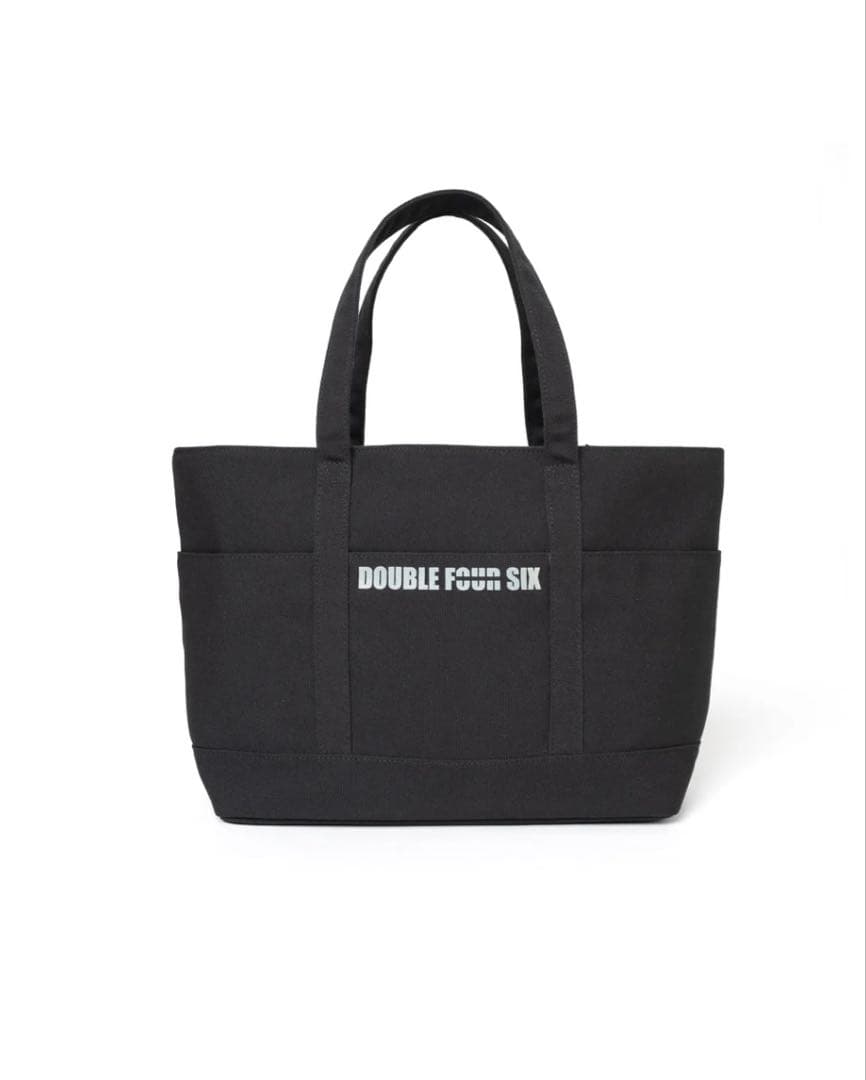トートバッグ　與真司郎　double four six ブラック