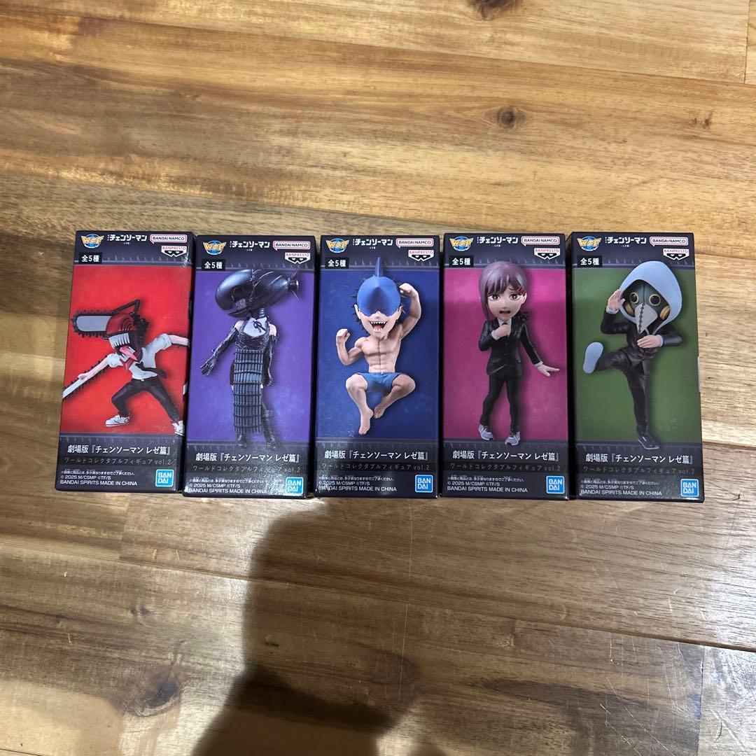 チェンソーマン ワールドコレクタブルフィギュア 全5種セット