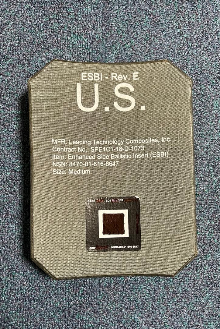 激レア 美品 米軍実物 放出品 サイドプレート ２枚組 セット！