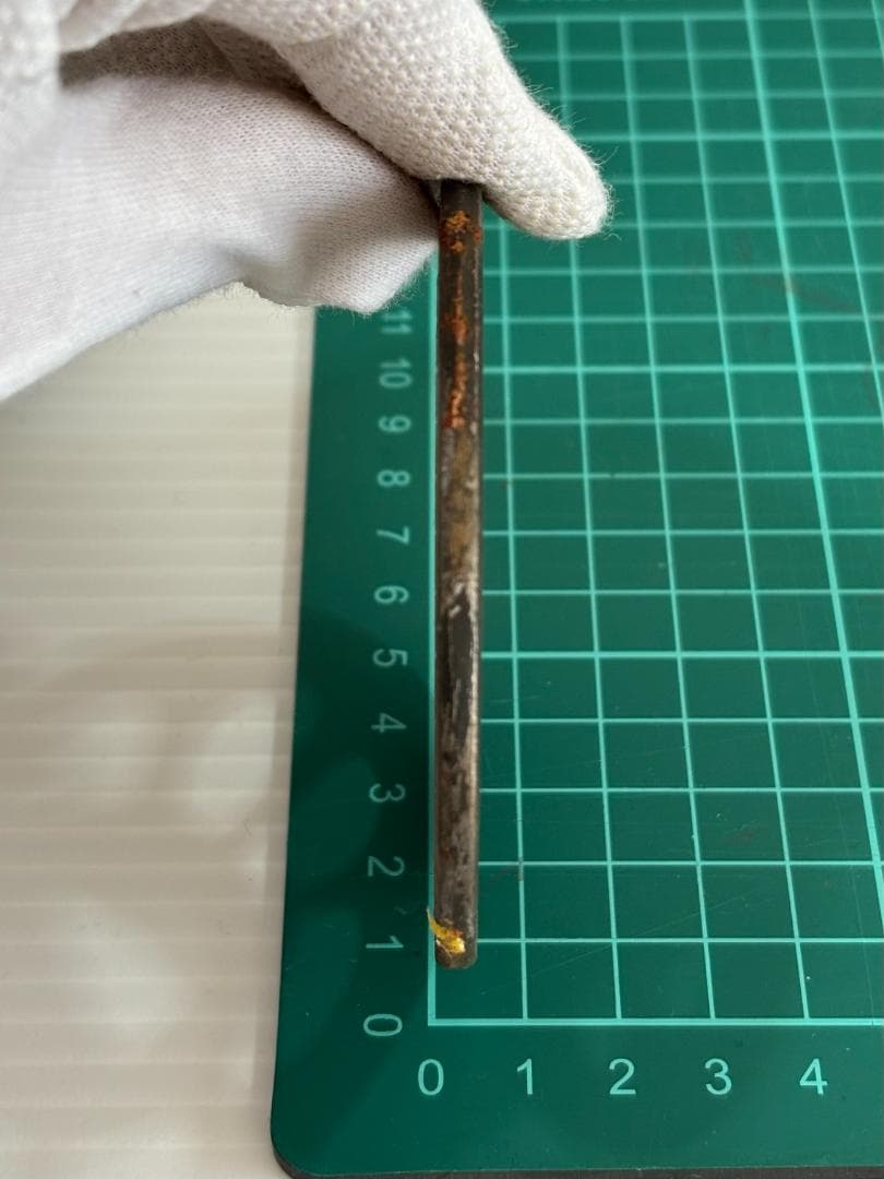 鍔(つば）　鉄製　越前住記内　日本刀 　鶴　江戸　アンティーク