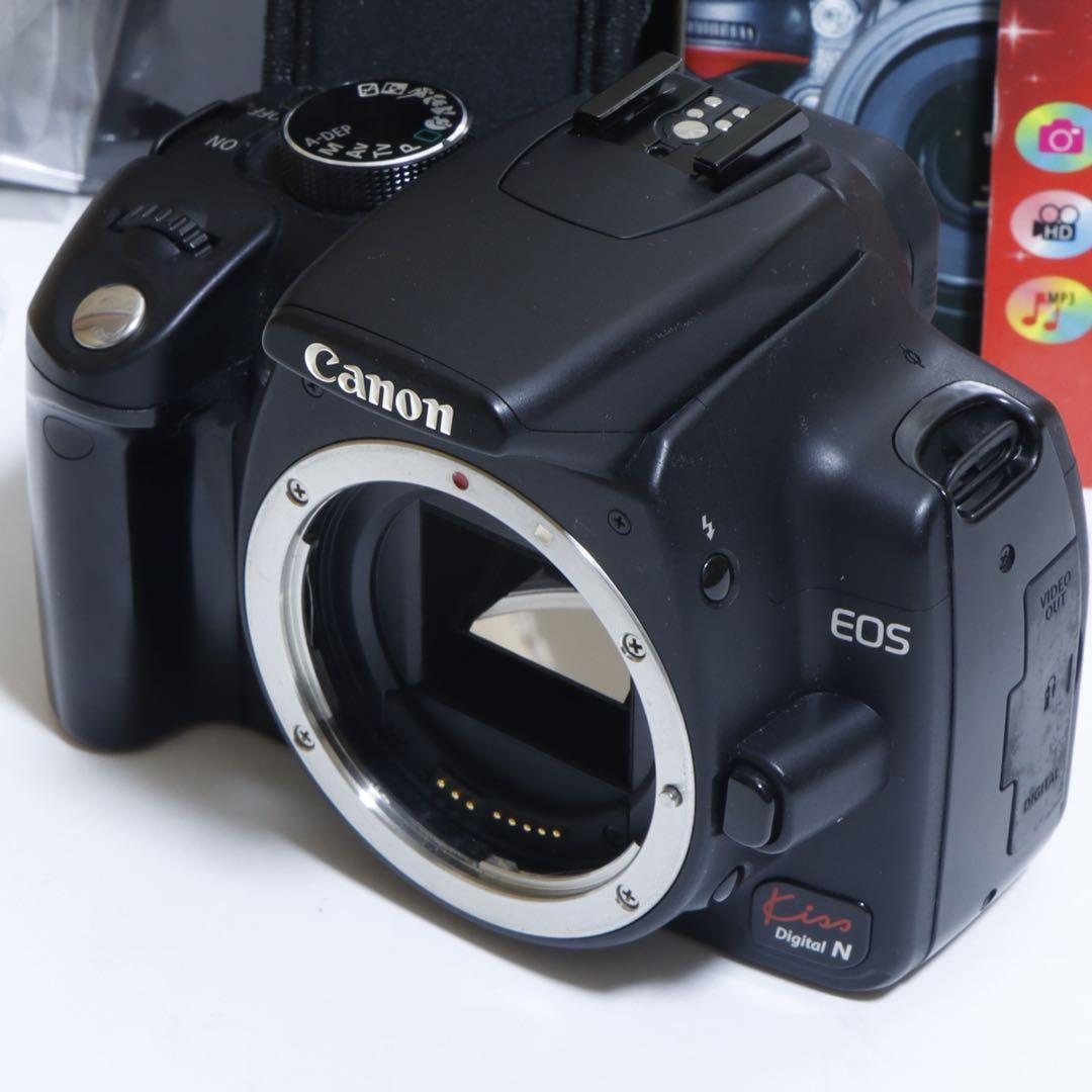 ★スマホに送れる一眼レフ★WiFi&望遠★ キャノン EOS Kiss Nセット