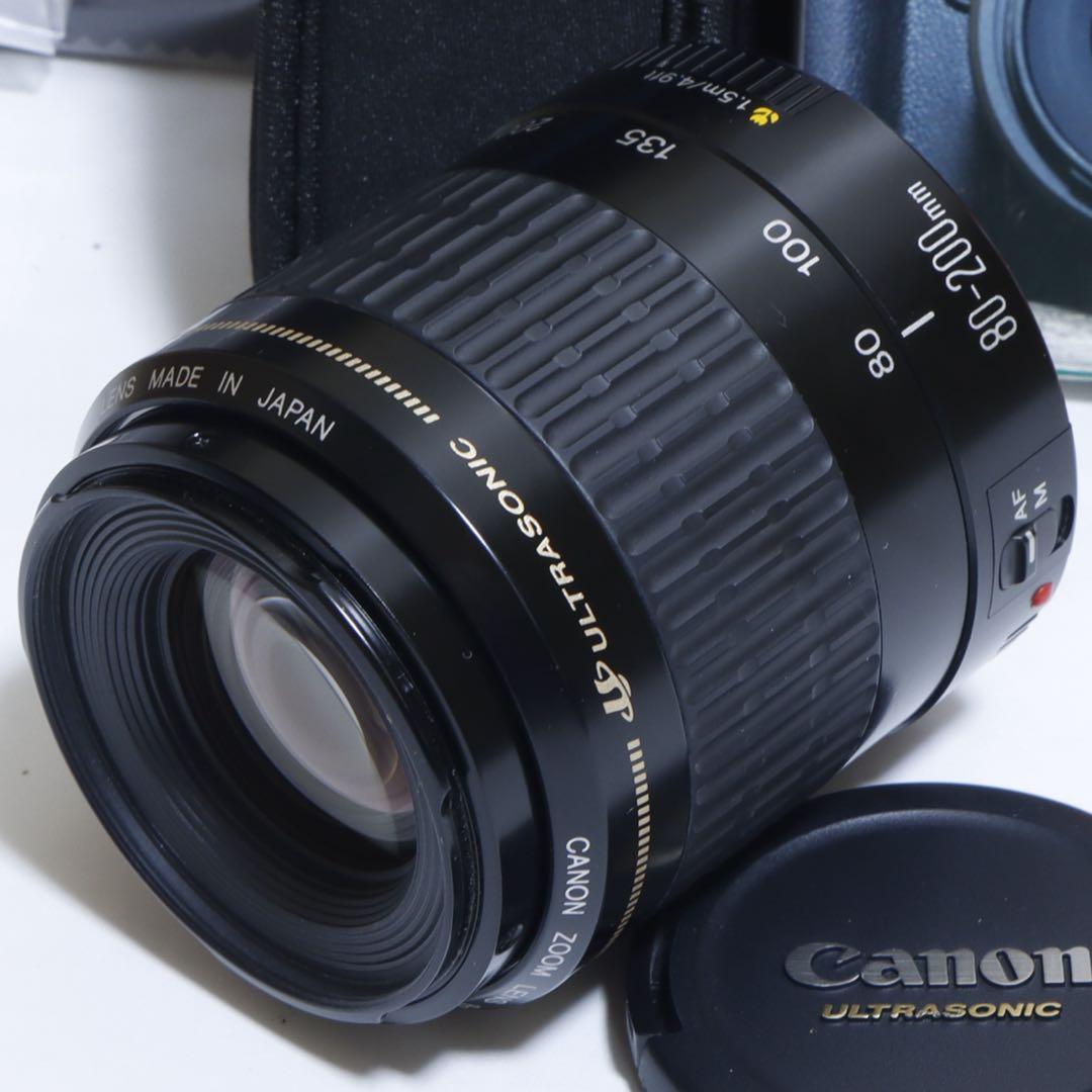 ★スマホに送れる一眼レフ★WiFi&望遠★ キャノン EOS Kiss Nセット