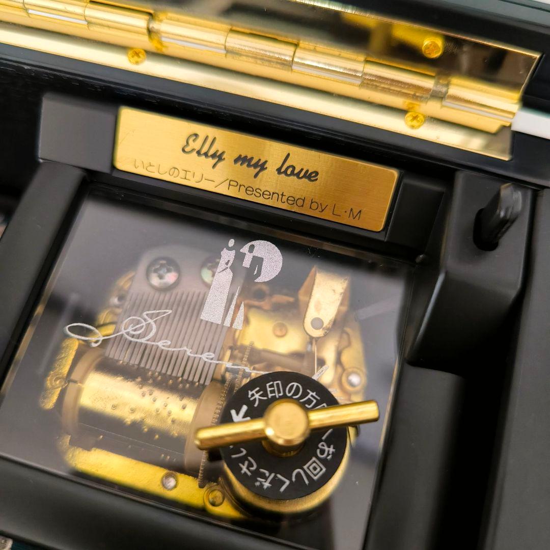 【美品・人気曲】宝石箱 アップライトピアノ型　オルゴール付き　いとしのエリー