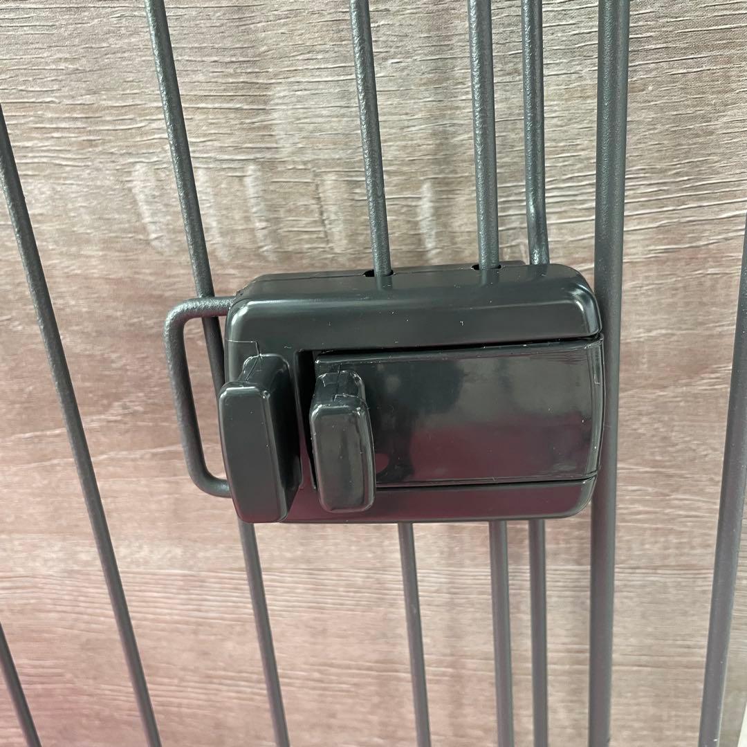 アイリスオーヤマ 犬 ゲージ　ウッディサークル インテリア グレー 小型犬用