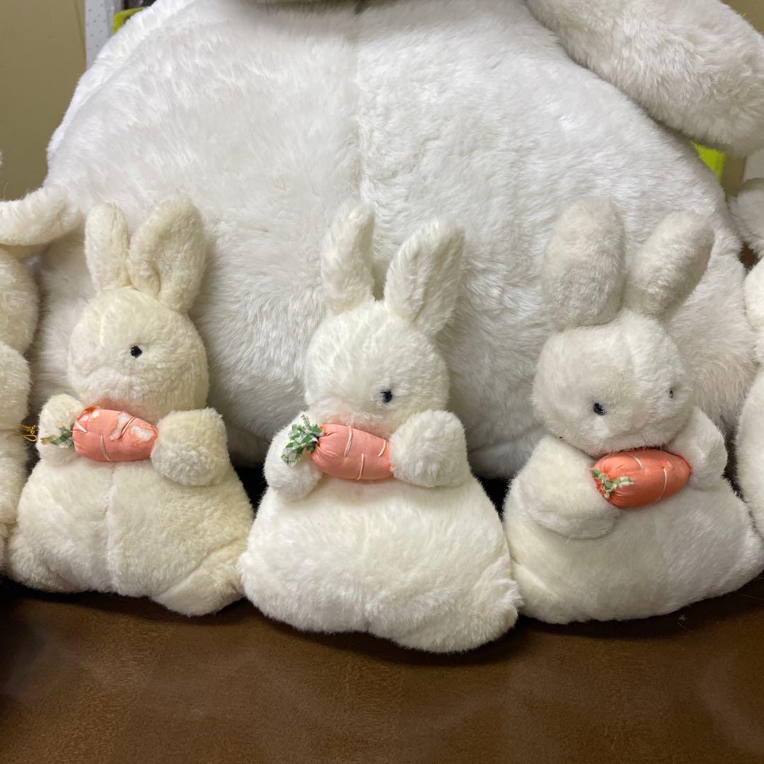 セキグチ　にんじんうさぎ　9体